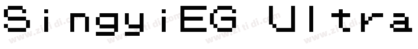 SingyiEG Ultra GB字体转换